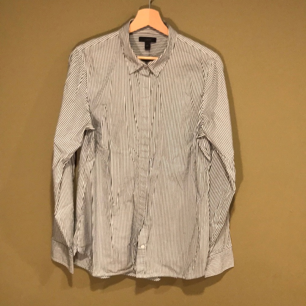 Jcrew striped button-down shirt